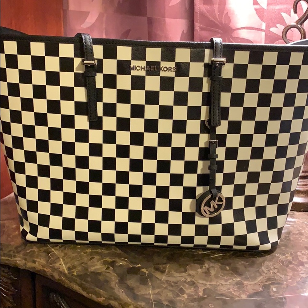 MICHAEL KORS Houndstooth purse